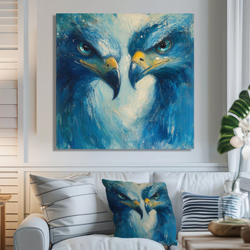 Blue Eagle Odins Eagles - Eagle Home Decor Art